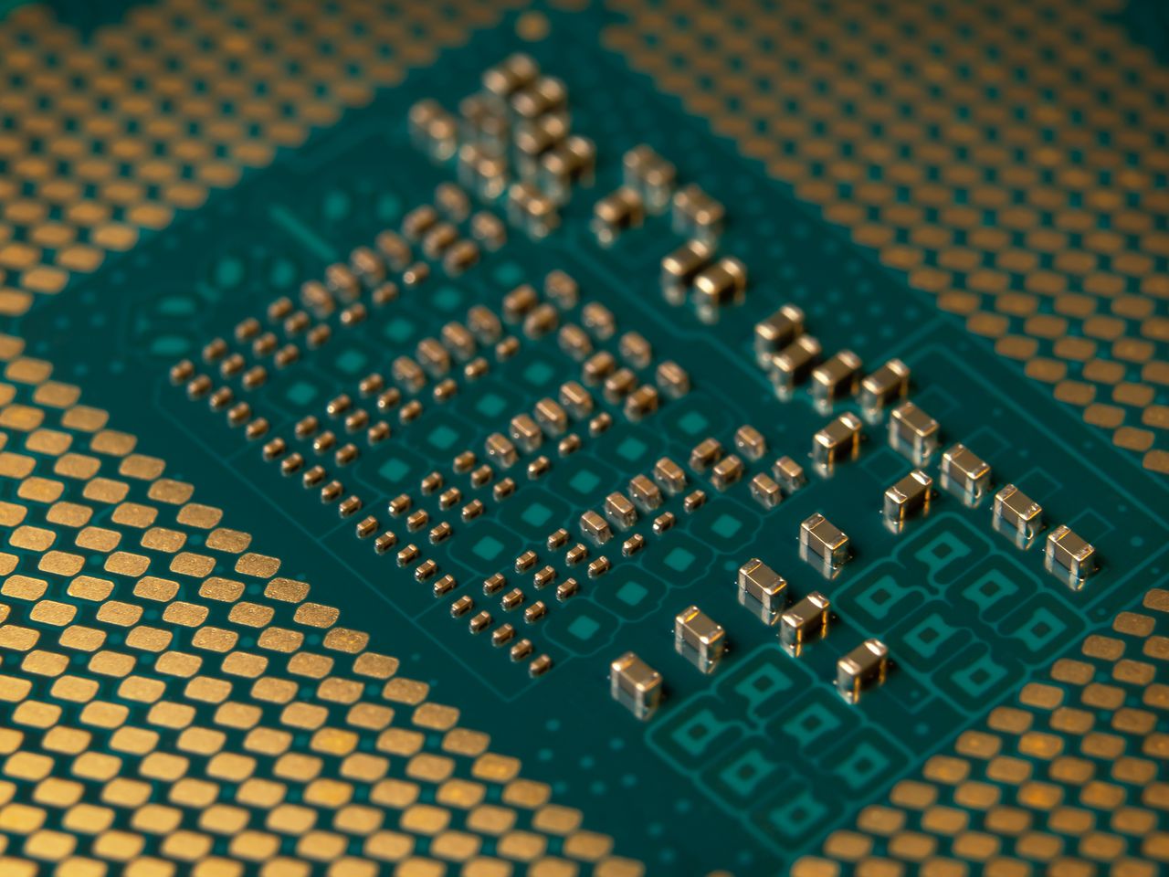 about-us Detailed close-up of a microprocessor circuit board showcasing intricate circuitry and components.